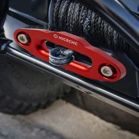 NICECNC para Yamaha Raptor 700 700R cuerda de cabrestante de carenado Hawse delantera y trasera para Yamaha Raptor 700 700R 7/8 ""pulgadas 124 MM