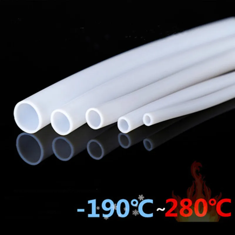 Ozone Output Delivery Tube PTFE,Polytetrafluoroethylene  Pipe  ID 6MM,OD8MM  (6X8MM) White Color