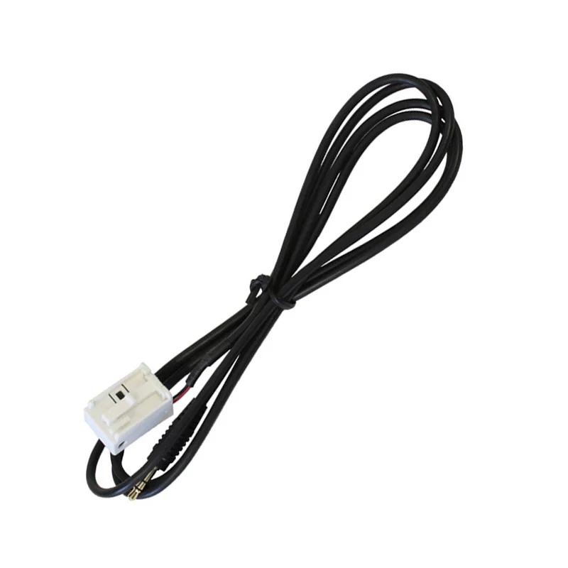 1~10PCS Car 3.5mm 12pin Female Audio Music AUX Cable Input  Adapter for Mercedes Benz W169 W203 W209 W221 W164 R230