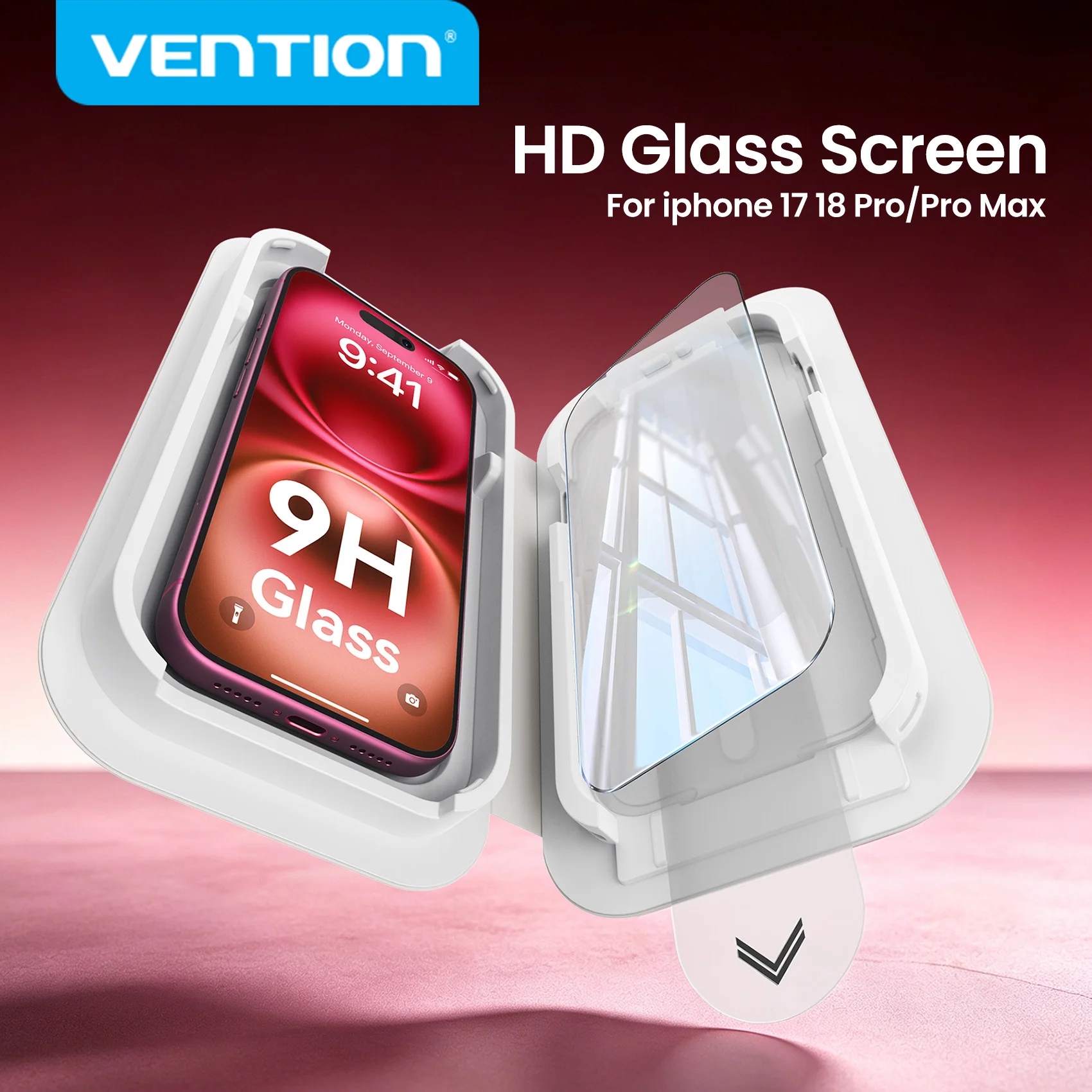 Vention HD Tempered Glass Screen Protector For iPhone 17 18Pro/Pro Max Glass Screen With Cleaning Kit Dust-proof Glass Kit 1/2PC