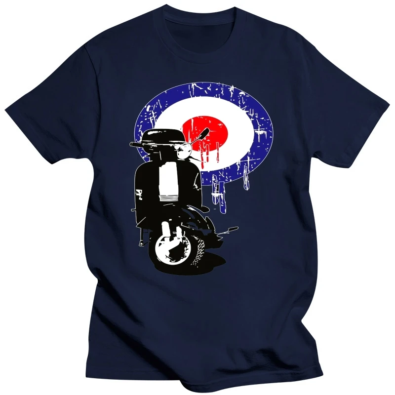 Mod T-Shirt Tee Biker Retro Lambretta Scooter 50S 60S 70S 80S 90S Motor Cycle B Basic Models Tee Shirt