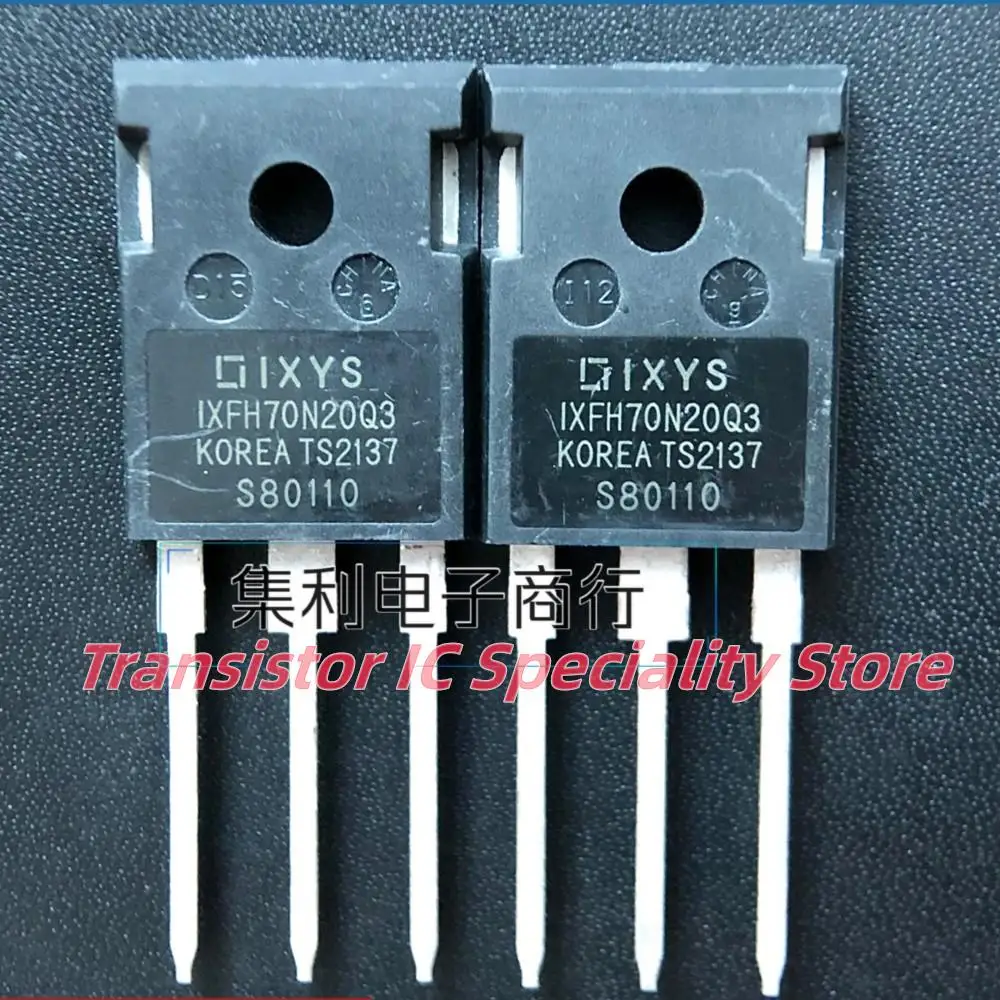 5PCS-10PCS  IXFH70N20Q3  MOS TO-247 200V 70A IN STOCK QUICKLY SHIPPING Best Quality