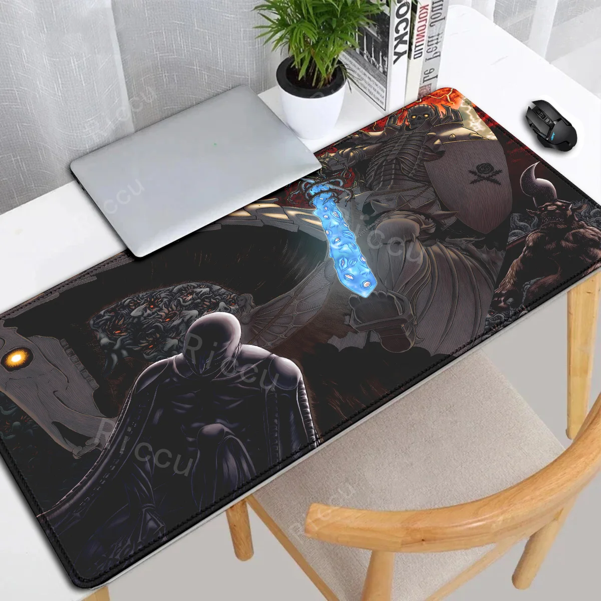 

Guts sword in berserk Mouse Mat Berserk Guts Gamer Gaming mouse pad Computer Accessories Big Keyboard Laptop mousepad Speed Desk