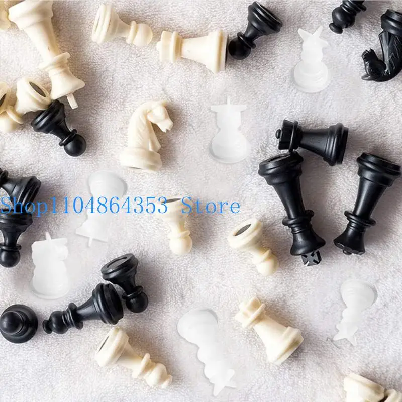 652F International Chess Silicone Mold Epoxy Resin Mold for Candy Jewelry Making
