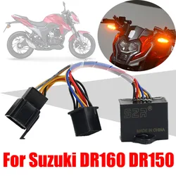 For Haojue Suzuki DR160 S DR160S DR150 DR150S Accessories Turn Signal Flasher Light Switch Double Flash Hazard Warning Function