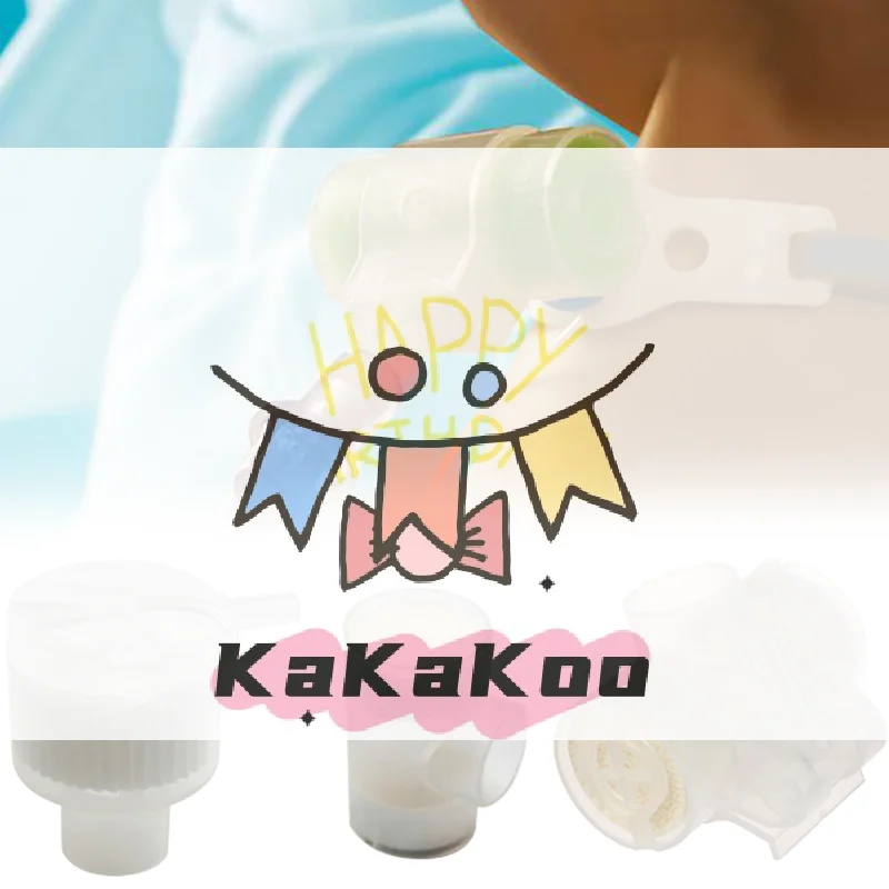 1/2/3/4 قطعة الأنف الاصطناعي الطبي القابل للتصرف مع منفذ إدخال الأكسجين الترطيب القصبة الهوائية تنفيس مبادلات الرطوبة الحرارية