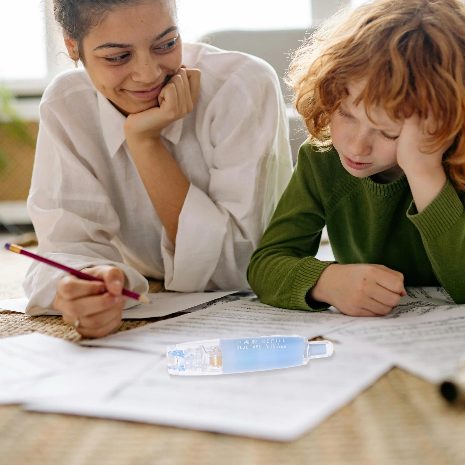 5Pcs Quick Drying Glue Pen for DIY Crafts Handbook High Viscosity Pen-Shaped Adhesive for Card Making Scrapbook Art Supplies