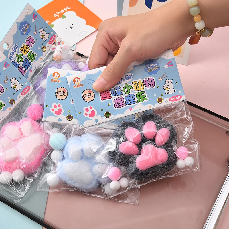 Cat PAW บีบของเล่น Kawaii น่ารักช้า Decompression ของเล่นเด็ก Happy Sensory ของเล่นของขวัญวันเกิดตกแต่งบ้าน