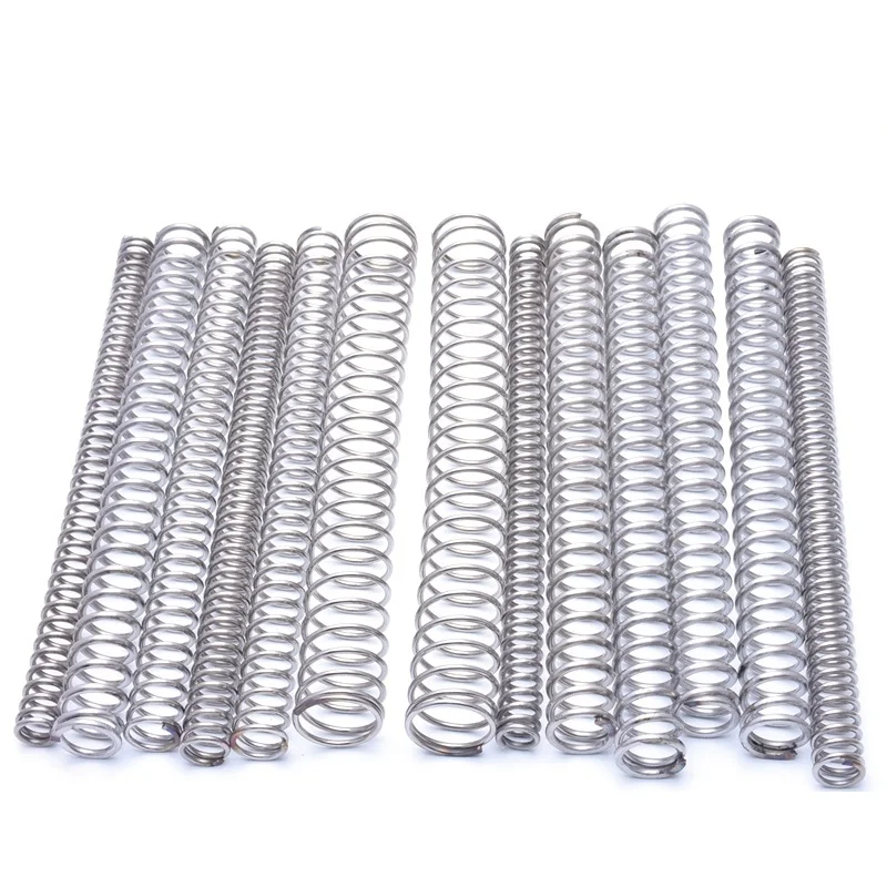 304 Stainless Steel Spring Compression Springs ,Length 305mm ,Wire diameter 3~1.2mm,OD 3~20mm,For DIY 304 SUS Compressed Spring