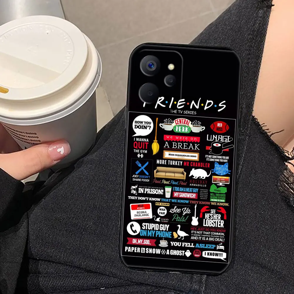 Happy Friends TV Show Phone Case For Realme C83 C85 C75 C71 C65 C63 C55 C53 C35 C33 C21 7 6 5 GT NEO 2 NARZO 50 50I Case Cover