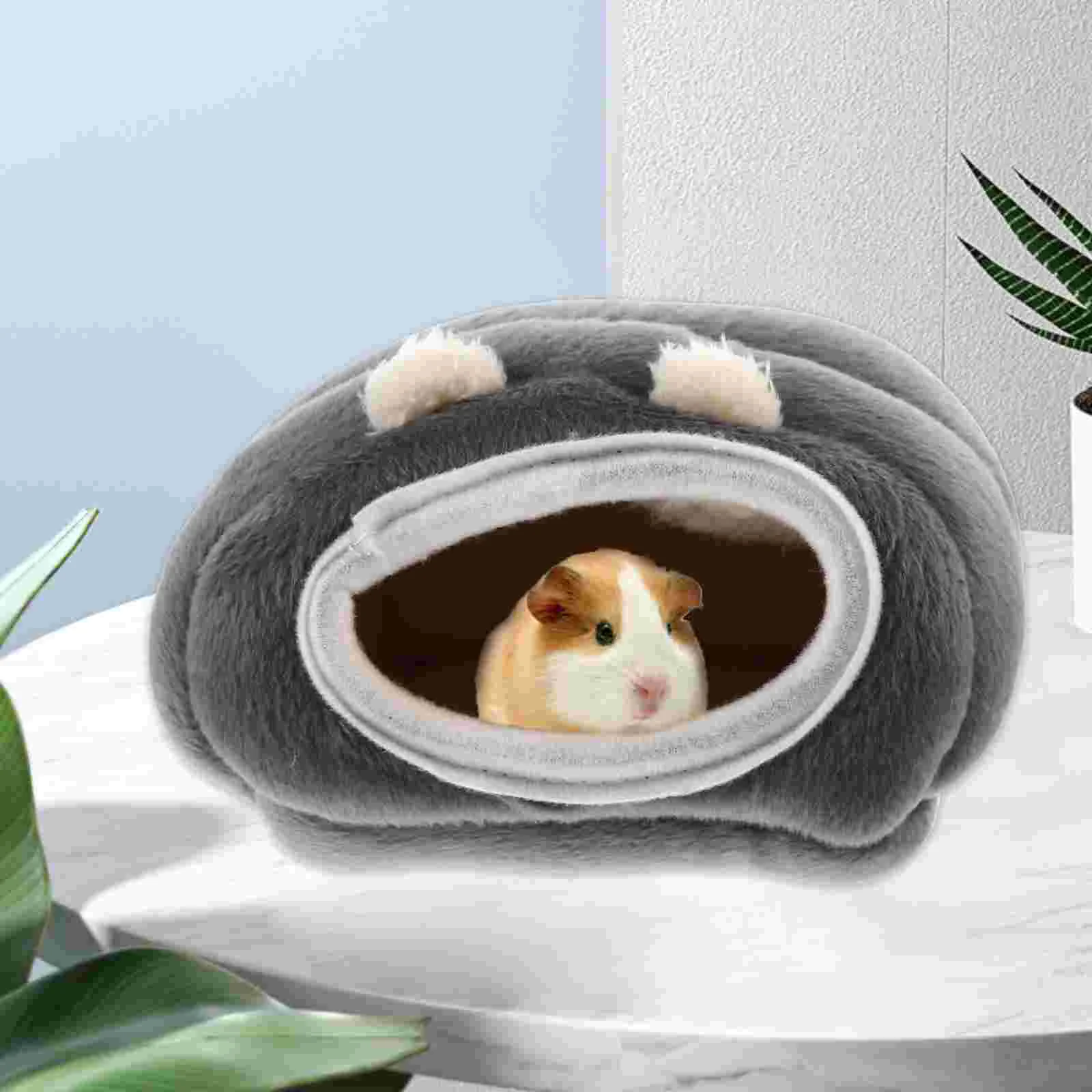 Hamster Nest House for Cockatiel Cage Chinchilla Hamsters Houses Mini Sleeping Mat Sugar Glider Winter