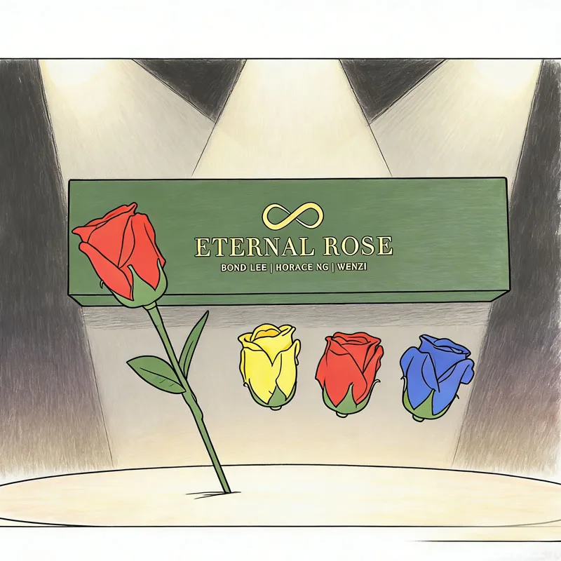 eternal-rose-by-bond-lee-magic-tricks-discoloring-4-colors-roses-disappear-and-appear-magic-color-changes-flower-stage-props