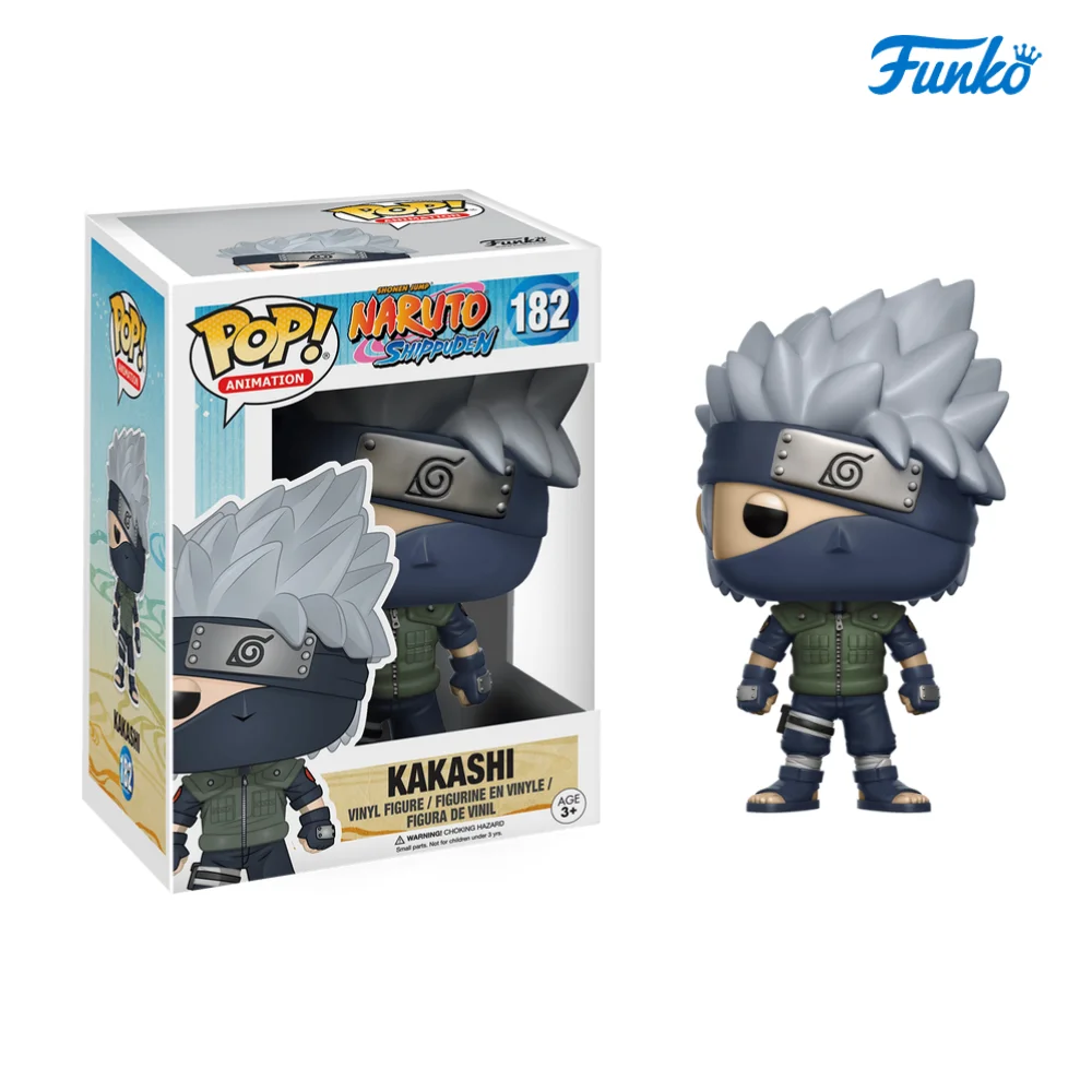 Funko Pop Naruto figura de Anime Kakashi Rin Nohara Shisui Uchiha figuras de acción recoger decoración estatuilla modelo niños juguete para regalo