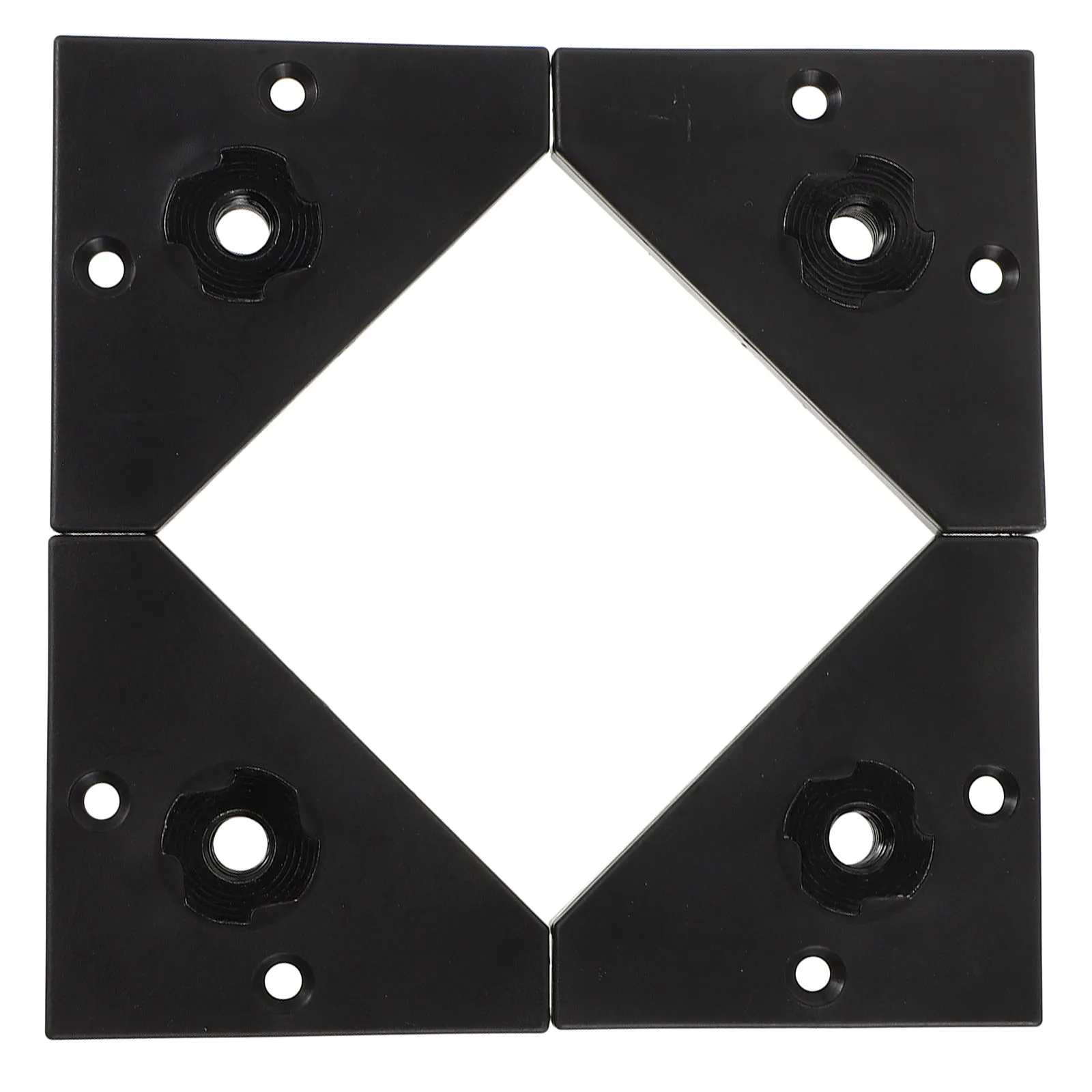 

4 Pcs Triangular Foot Mat Foosball Table Accessories Parts Replacement Mats for Football Plastic Pads