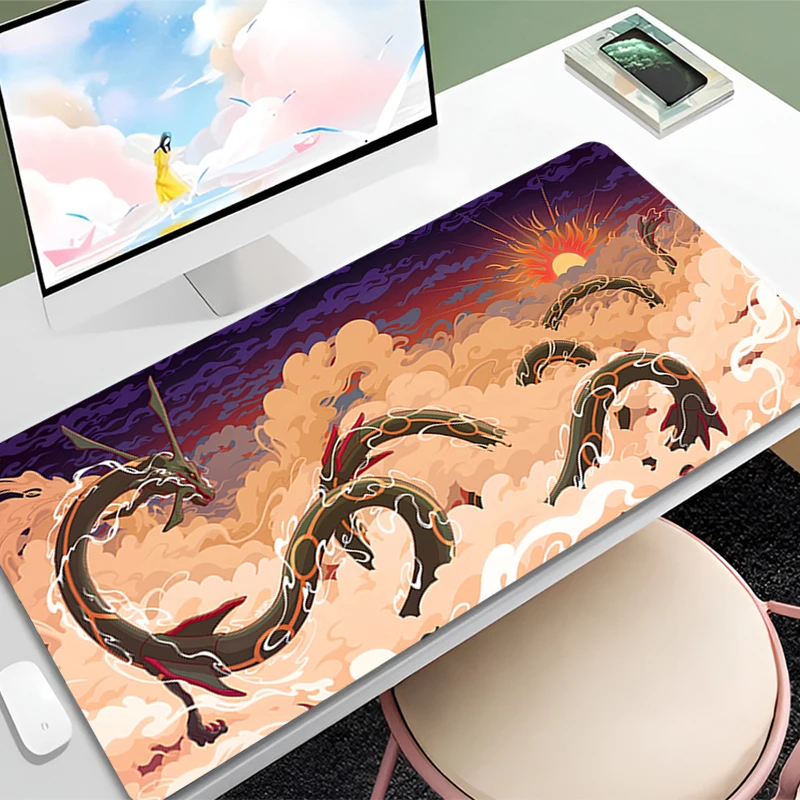 لوحة الماوس أنيمي P-Pokemon dragon ملحقات الألعاب لوحة الماوس ألعاب الكمبيوتر الكاملة لوحة المفاتيح حصيرة مكتبية طاولة Varmilo