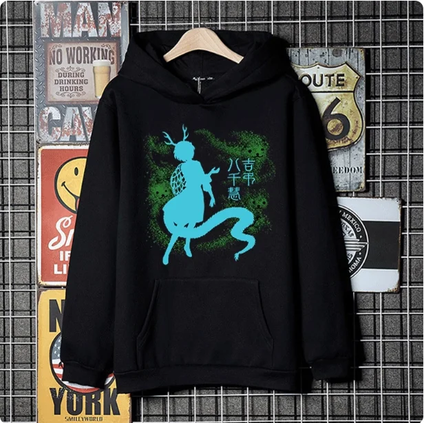 أنيمي توهو مشروع Haniyasushin Keiki مقنعين هوديي تأثيري حلي الخريف الشتاء الرجال النساء معطف فضفاض سترة القمم الهدايا XT