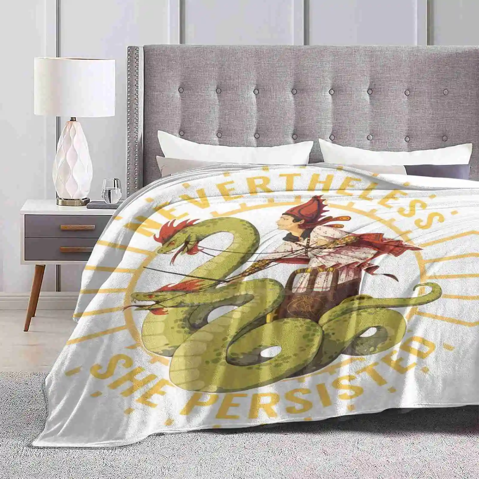 Medea-Nevertheless She Persisted All Sizes Soft Cover Blanket Home Decor Bedding Medea Classics Jason And The Argonauts