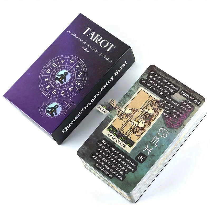 New Tarot Card English Board Game Card Tarot Cards Card Spanish Learning Tarot