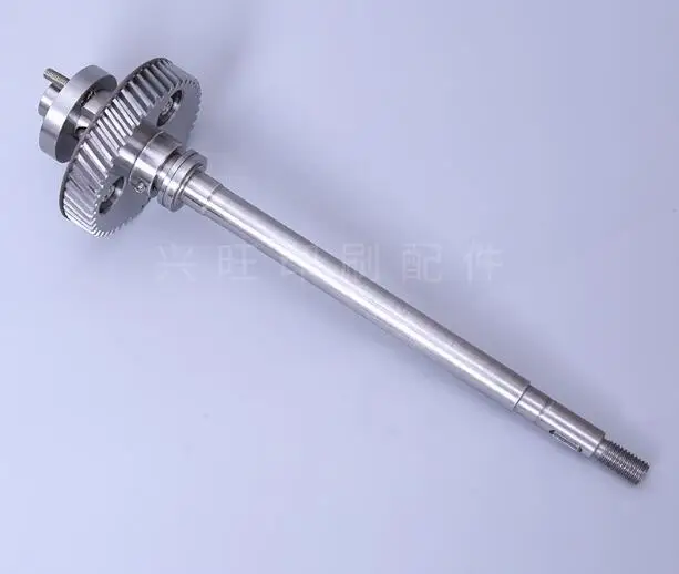 100% original new Heidelberg SM52 water roll gear shaft G2.030.201 stainless steel gear shaft MV.022.73,001 warmly for 1year