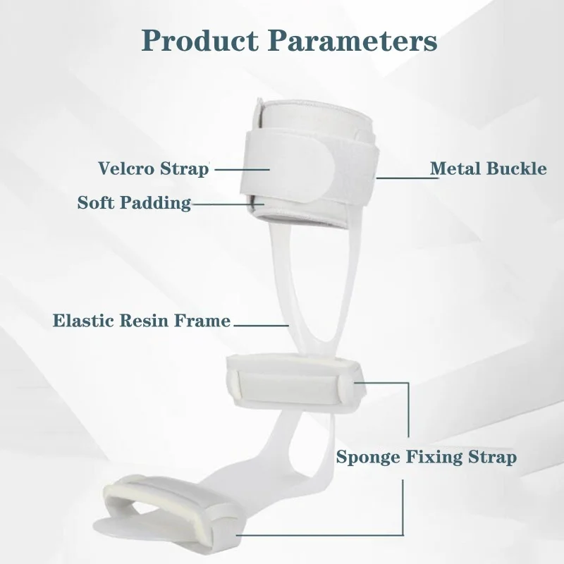 الجبيرة قطرة القدم قابل للتعديل الجبيرة الكاحل دعم قطرة القدم هدفين جبيرة الكاحل القدم الجبيرة لتخفيف الآلام ، الموقف الصحيح