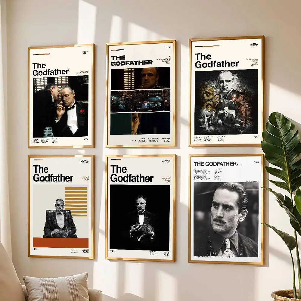 1 قطعة الفيلم الكلاسيكي Goodfellas العصابات العراب المشارك طباعة لغرفة النوم غرفة المعيشة ديكور المنزل اللوحة جدار صورة فنية جدارية #2