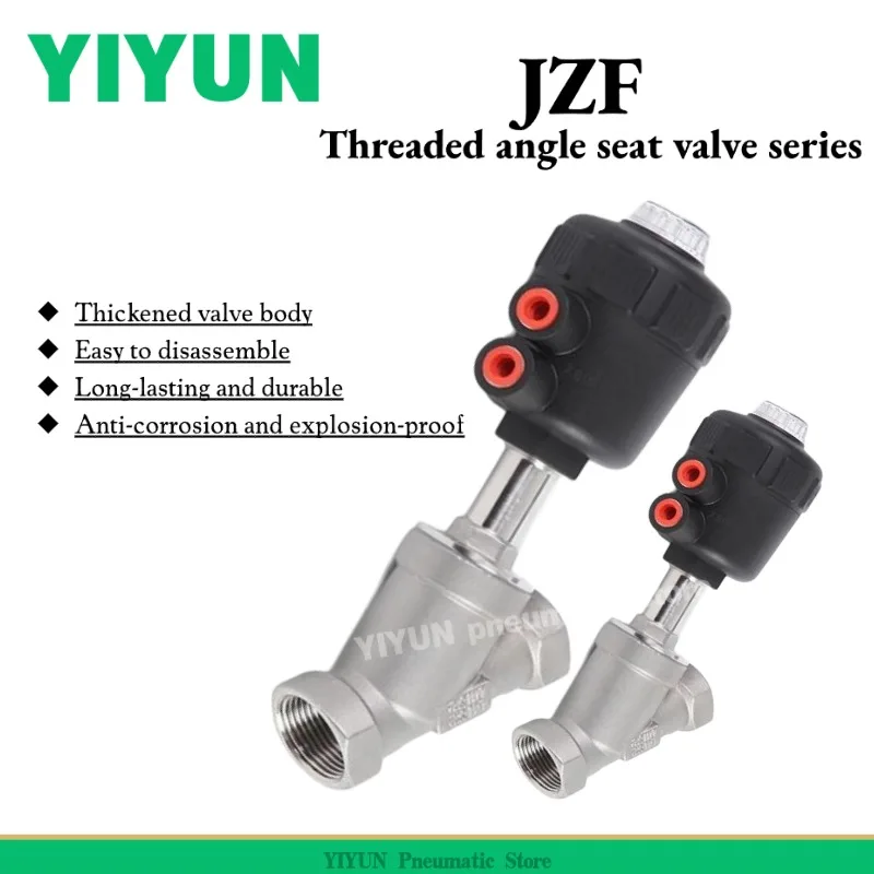 

JZF15, JZF20, JZF25, JZF25 Большая головка, JZF32, JZF40, JZF50, JZF50 Большая головка, JZF65,YIYUN, резьбовой угловой клапан, серия JZF