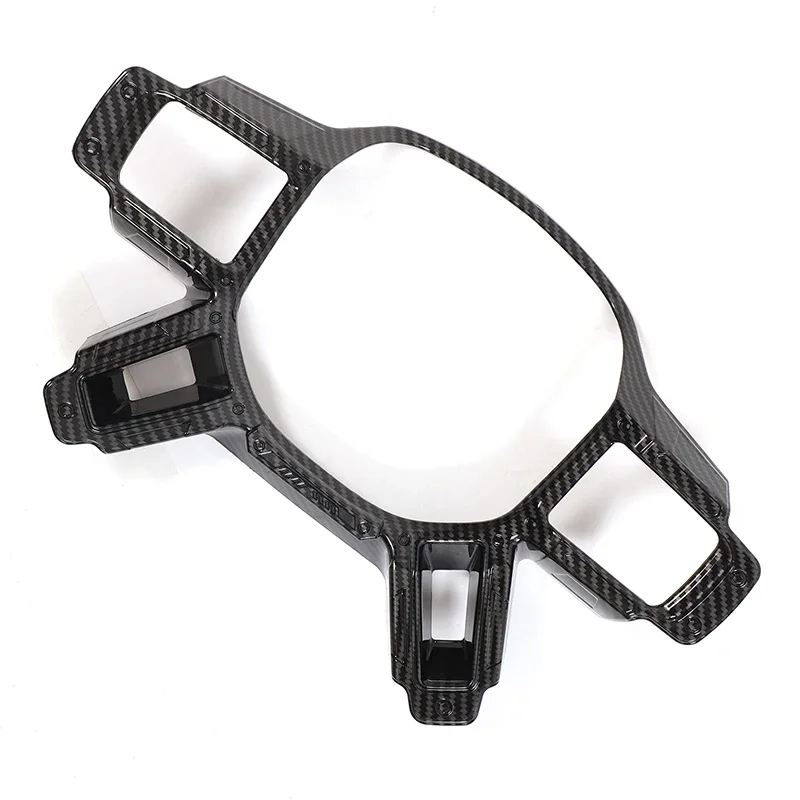 لاند روفر ديفندر 90 110 130 2020-2025 ABS ألياف الكربون عجلة توجيه سيارة غطاء إطاري الكسوة اكسسوارات السيارات الداخلية