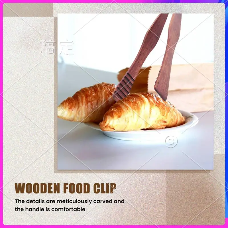 

НОВИНКА-1 шт. инструменты для барбекю 26,5 см деревянные средства для защиты здоровья и окружающей среды зажим для еды на гриле аксессуары для барбекю уличный портативный для