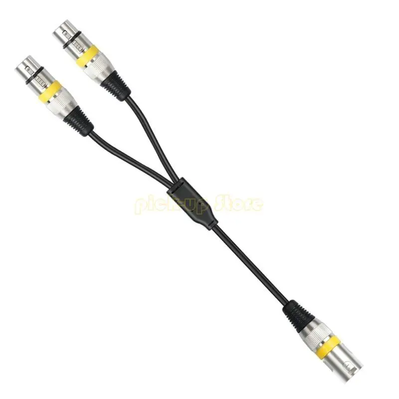 Q5WA двойной 3PIN Женский до 3PIN Музыкальный кабель от 3PIN до двойного 3PIN PLACKES BEBES