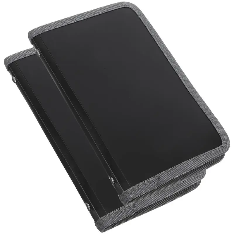 2 Buah Pengatur File Kecil Folder File Akordeon Pengatur Tanda Terima Folder Akordeon File Kantor Mini Memperluas Folder File Ritsleting