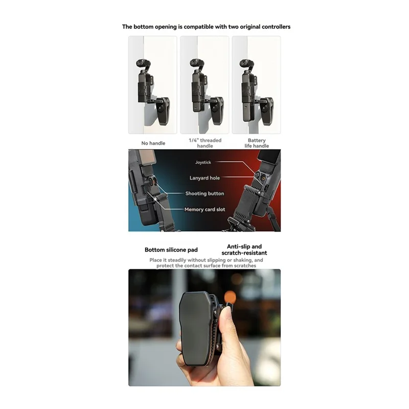 【تخليص البيع!】حامل الكاميرا الرياضية Pocket 3 360 ° الدورية التمساح كليب التصوير في الهواء الطلق على ظهره كليب الوقوف لجيب #5