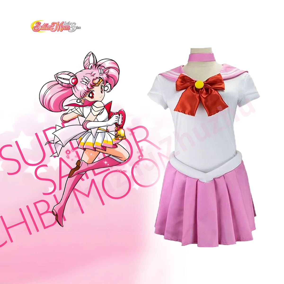 

Anime Uniform Tsukino Usagi Small Lady Serenity Chibiusa Cosplay Costumes Small Lady Set Party Dress for Women ちびうさ