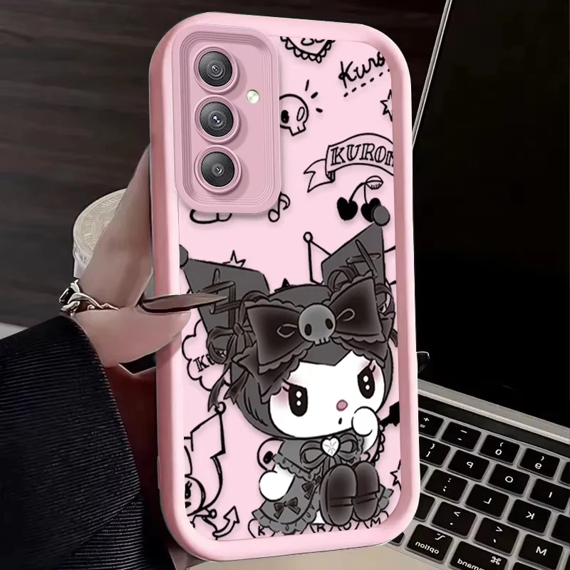 Sanrio Kuromi Mymelody Cartoon Phone Case For Samsung Galaxy A14 A15 S21 S22 S23 S24 S25 FE Plus Ultra A25 A35 A52 A53 A54 A55 - náhled 5