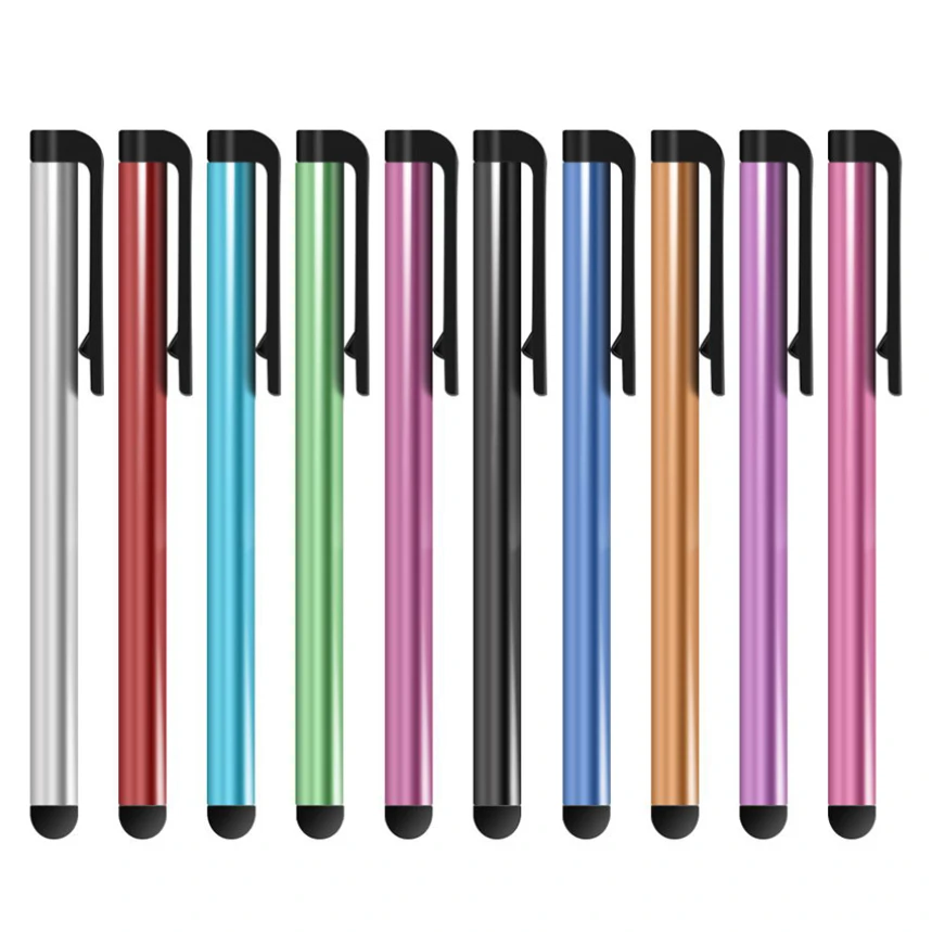 200pcs Universal Capacitive Stylus Mobile Phone Touch Screen Pen For iPhone Xiaomi iPad Air Mini 3 Smartphone Tablet Pencil