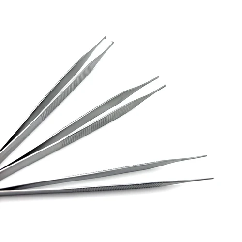 Imagen 2 del producto Pinzas dentales, herramienta de vendaje, pinzas de tejido de acero inoxidable para dentista, pinzas dentales de extracción hemostática, pinzas 1*2