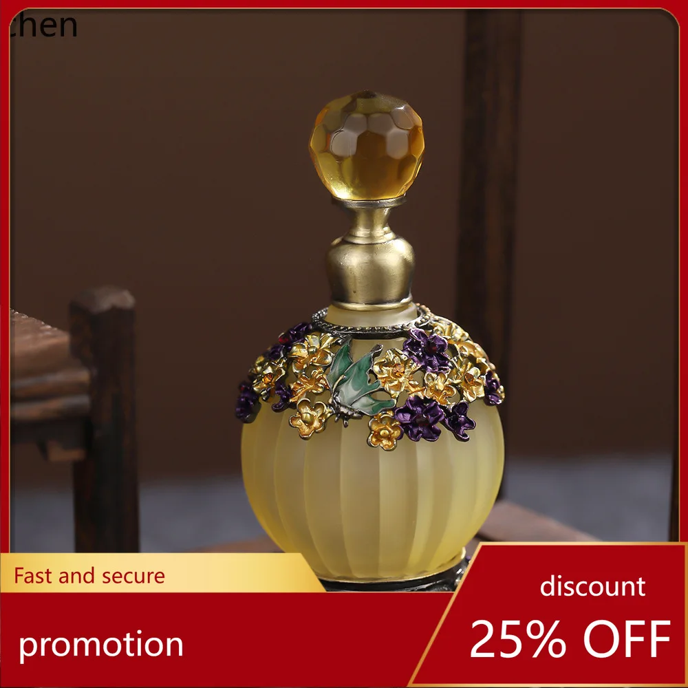 

YFY middle eastern dubai pastoral style retro essential oil perfume fragrance tattoo pigment sample glass bottle