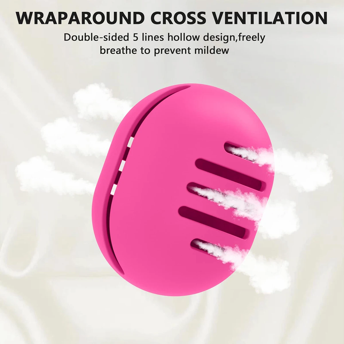 Eco-friendly 1PC Silicone Porous Beauty Egg Storage Set, Puff Storage Box, Reusable Travel Portable Organizer.-zmt