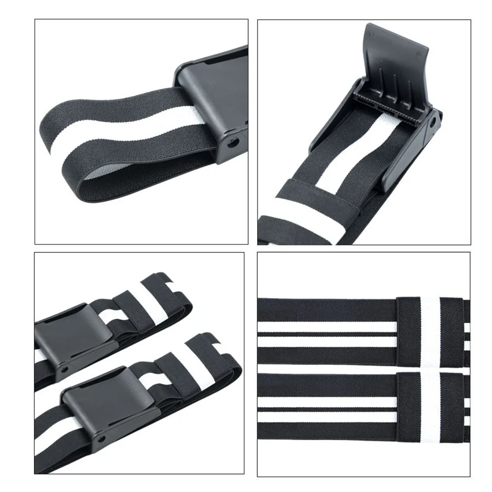 2pcs Adjustable Occlusion Training Bands Extra Wide Straps Quick-Release Elastic BFR Booty Bands Quality Fabric 3mm