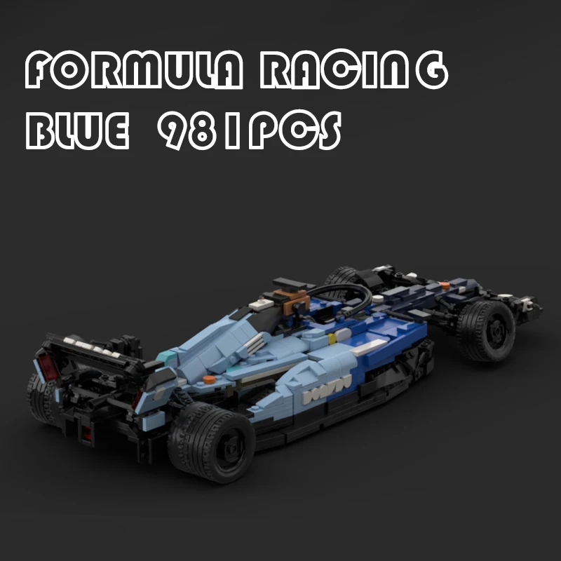 크리 에이 티브 새로운 DIY 포뮬러 레이싱 빌딩 블록 조립 모델 고품질 입자 호환 벽돌 생일 어린이 성인 선물