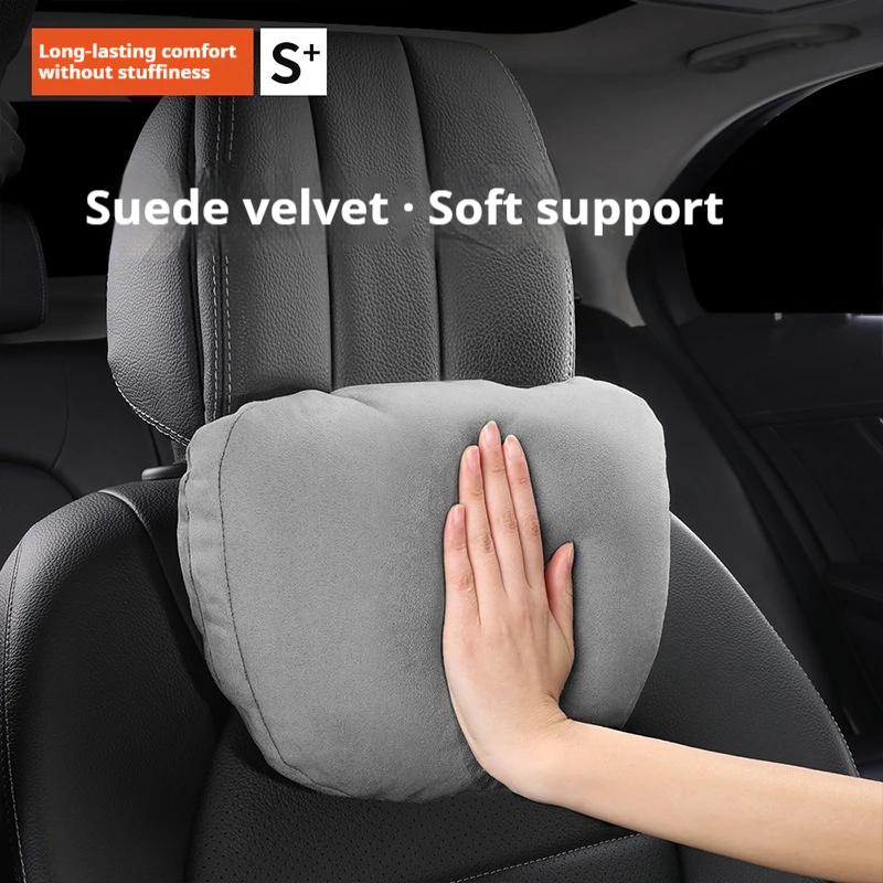 

Car Neck Pillow Car Seat Headrest Pillow Auto Memory Cotton Protector Cushion For Universal Car Head Support for Gaming Chair