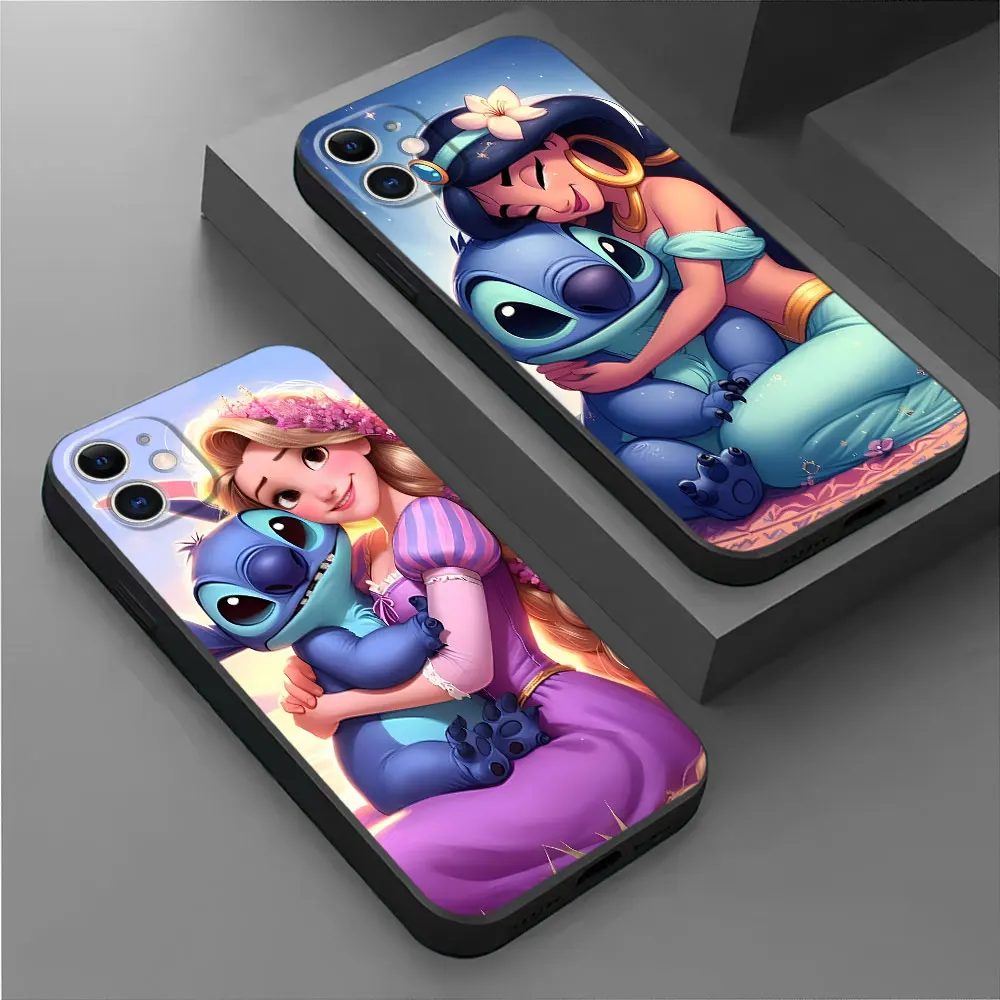 Disney Princess Beautiful Moonlight Phone Case for Apple iPhone 15ProMax XR 14 Pro 7 8 Plus 11 Pro 16 XS Max 13 Mini 12 SE Cover