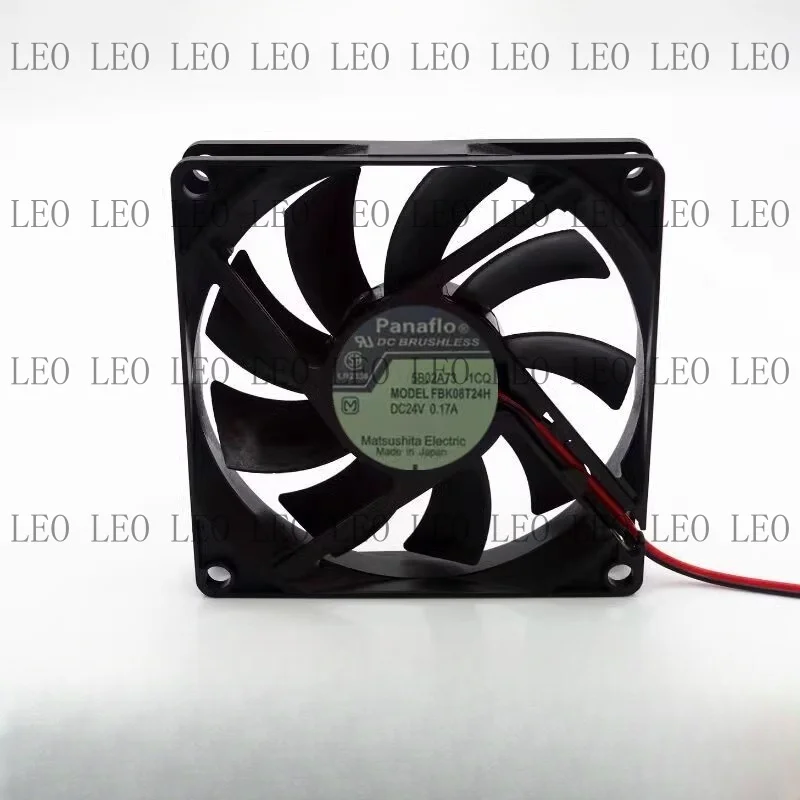 MY For Panaflo FBK08T24H 8015 DC24V 0.17A 2-Wire Inverter Cooling Fan