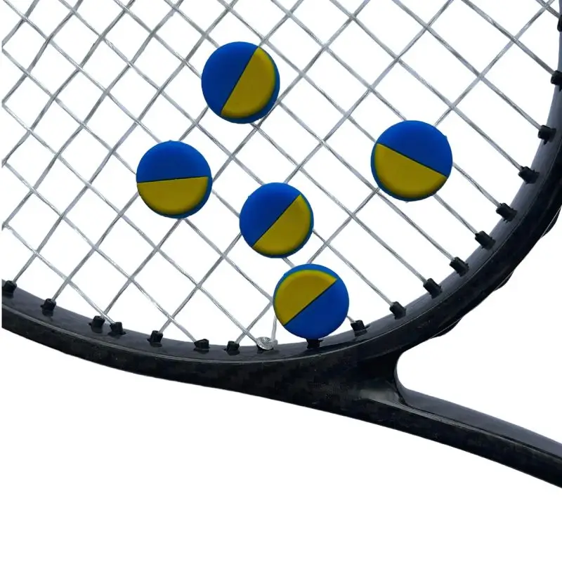 4Pcs/Lot Ukraine Flag Tennis Vibration Dampeners Silicone Tennis Dampeners Racket Anti Vibration Damper Tennis Accessories view 5