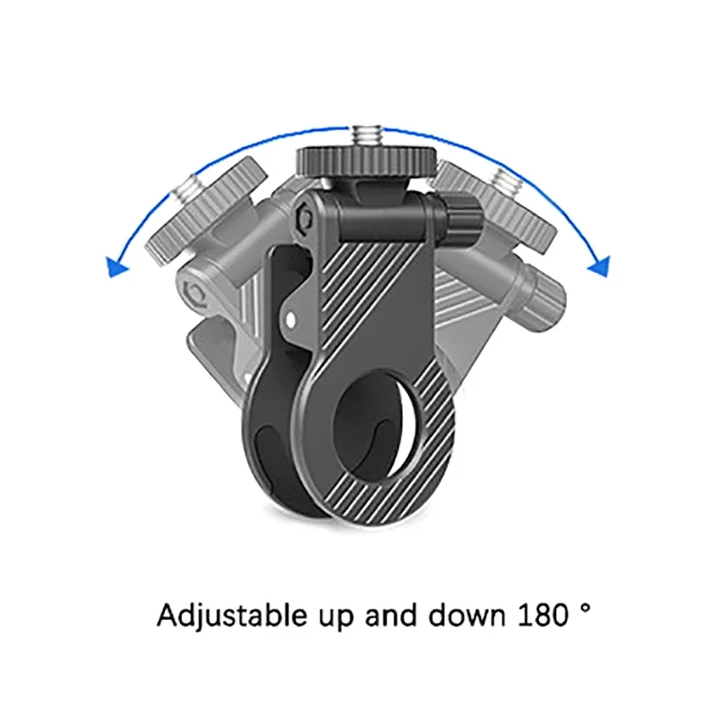 1 pçs mini luz de preenchimento clipe plástico portátil telefone móvel computador luz preenchimento 1/4 parafuso montagem câmera fixa flash titular