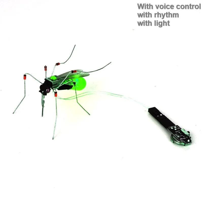 Robotic Insects Science Electronic Animal for School Educational Robotics Kit Non-soldered Steam DIY Toys and Robot Kit for Kids