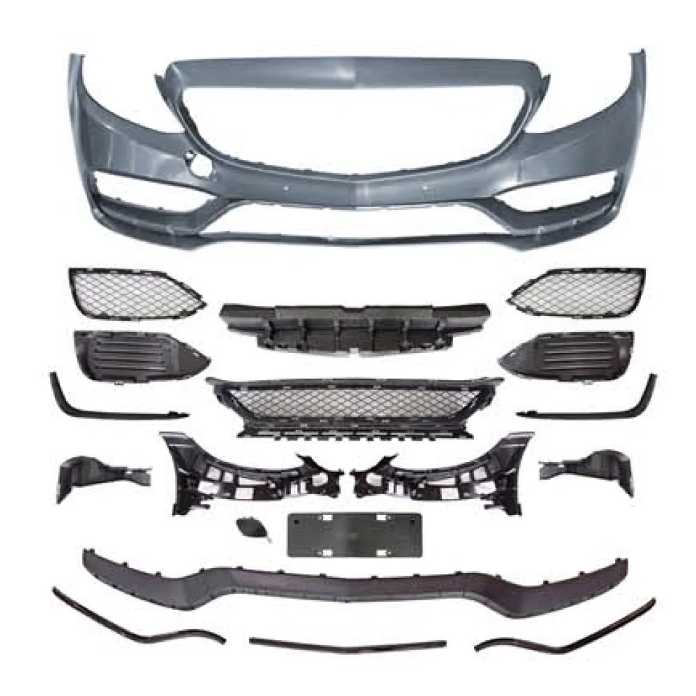 

Suitable for C Cross W205/C205 15 C63 Mercedes-Benz front bumper C63 front splitter