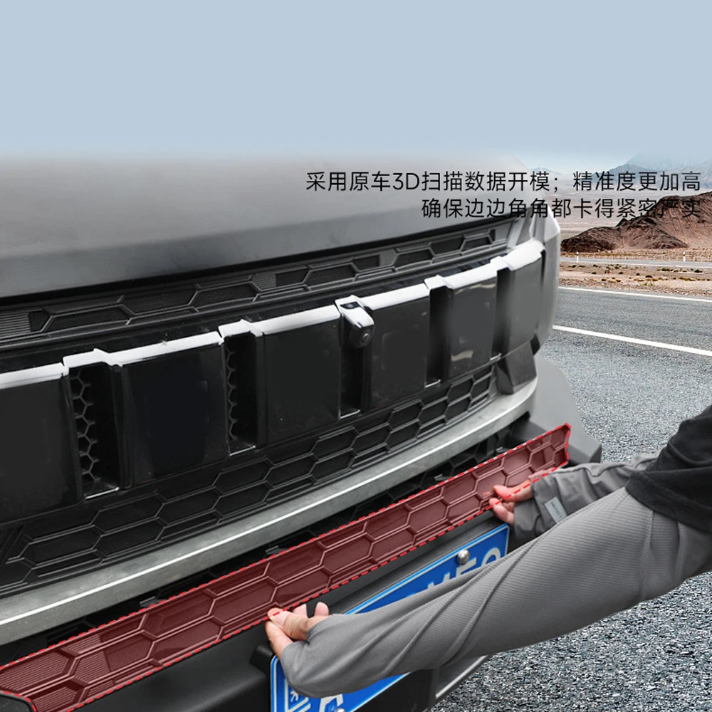 car-style-front-racing-grille-cover-for-jetour-traveler-t2-2023-2024-middle-mesh-trim-insect-screen-anti-bug-net-accessories