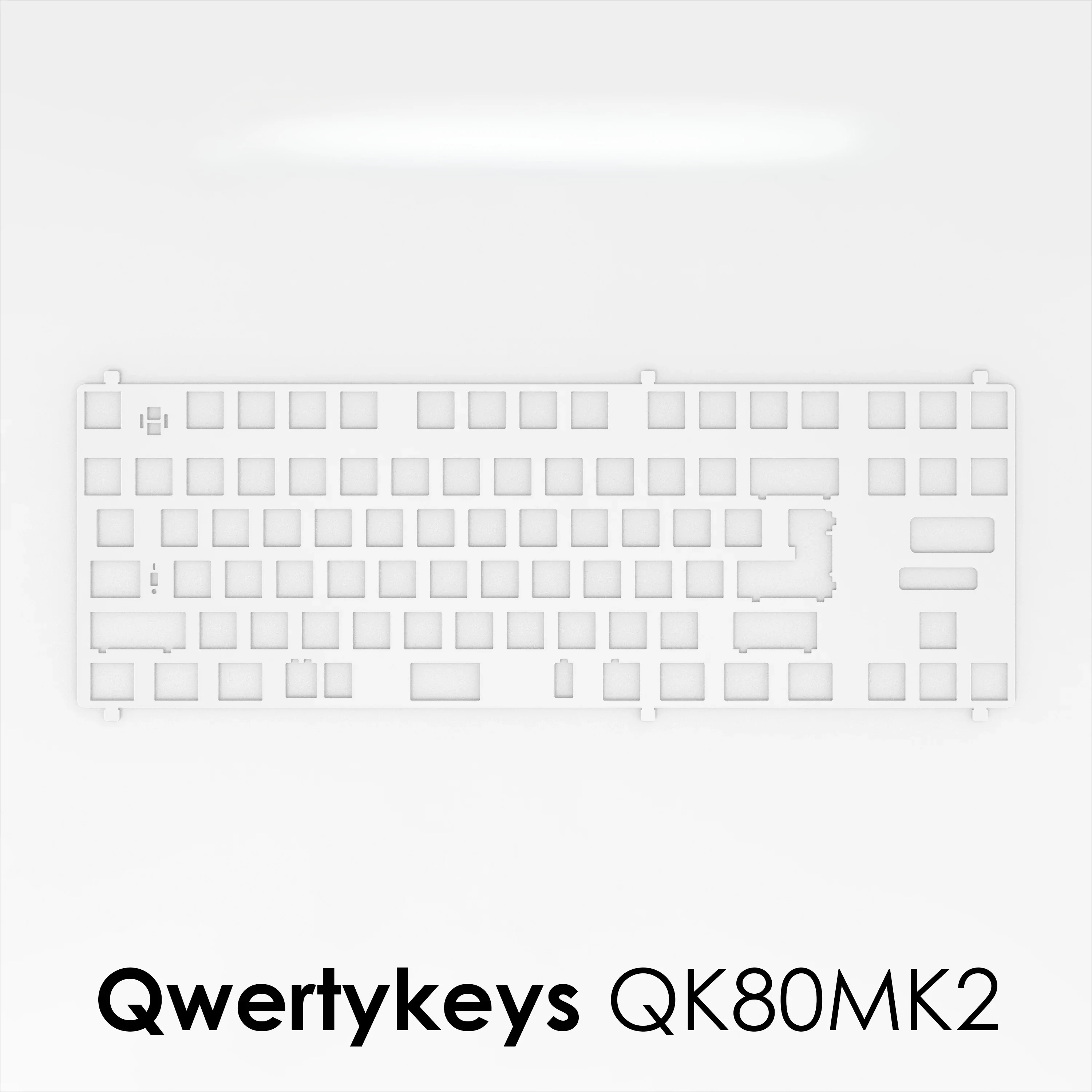 Qwertykeys QK80 MK2 keyboard PC PP POM FR4 CF Plates