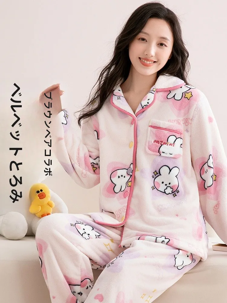 fenteng-–-pyjama-coral-fce-pour-femme-vetements-chauds-pour-la-maison-design-lapin-mignon-automne-hiver-long-sve-spwear
