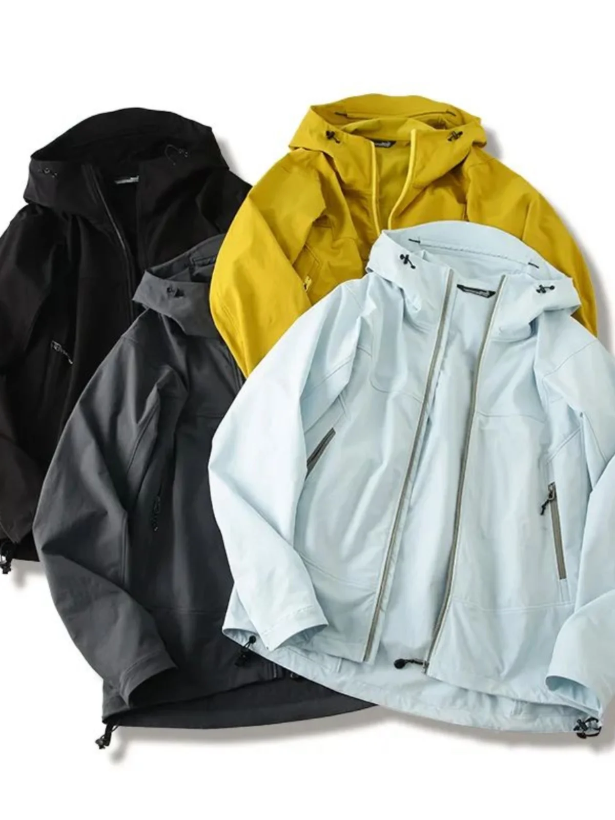 

Мужская уличная повседневная дышащая ветрозащитная водонепроницаемая куртка-софтшелл с капюшоном серии GM LT, многофункциональное пальто для отдыха